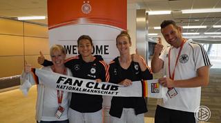 Fan-tastic Moment: Fan Club-Mitglieder treffen DFB-Frauen in Kanada