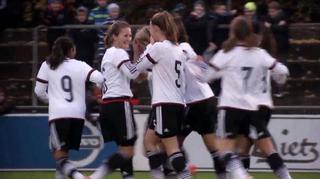 U 15-Juniorinnen: Highlights  Länderspiel gegen Schottland
