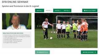 DFB Online-Seminare für Bambini- bis D-Jugend-Trainer
