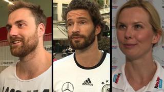 Sportstars glauben an deutschen Halbfinal-Sieg