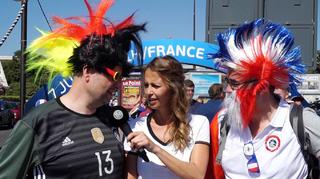 Voller Zuversicht: Die Fans vor dem EM-Halbfinale