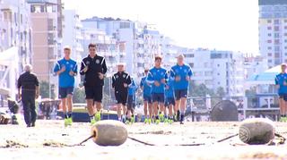 U 19-Junioren nach dem Spiel gegen Albanien