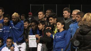 Huns-Bunt: Finale der Fußball-Liga für Flüchtlinge