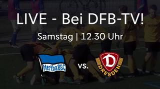 Programmhinweis: Hertha BSC vs. Dynamo Dresden