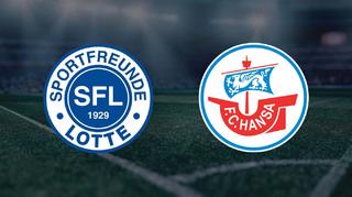 Highlights: Sportfreunde Lotte - Hansa Rostock