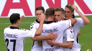 Germania Halberstadt  vs. SC Freiburg: Die Tore