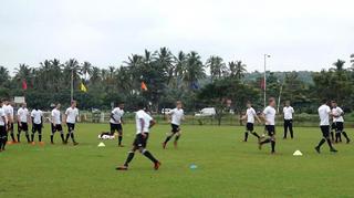 Erstes Training der U 17 in Goa