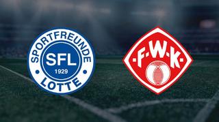 Highlights: Sportfreunde Lotte - FC Würzburger Kickers