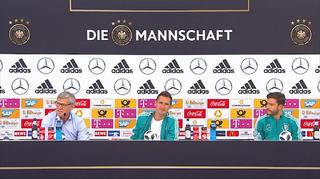 Pressekonferenz mit Oliver Bierhoff, Miroslav Klose und Jonas Hector