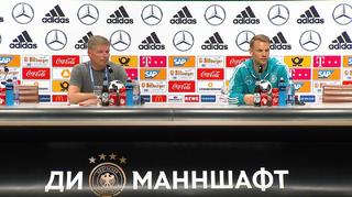 Pressekonferenz der Nationalmannschaft mit Manuel Neuer