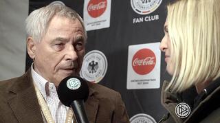 DDR-Legende Henning Frenzel im Fan Club-Zelt