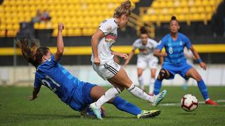 Germany Women celebrate 5-0 win against Greece