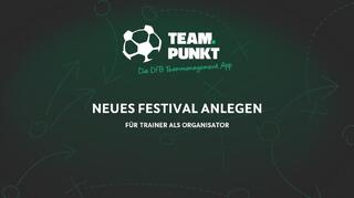 „TeamPunkt“-App: So wird ein Kinderfußball-Festival organisiert