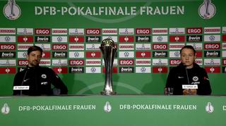 Die Pressekonferenz zum DFB Pokalfinale der Frauen