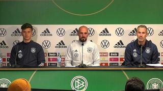Pressekonferenz vor dem Spiel gegen Polen
