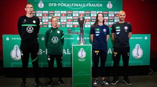 Abschluss-PK vor dem DFB-Pokalfinale der Frauen