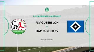 B-Juniorinnen-Bundesliga:  FSV Gütersloh 2009 vs. Hamburger SV