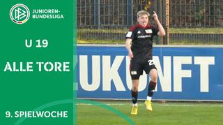 9. Spieltag A-Junioren-Bundesliga: Alle Spiele, alle Tore