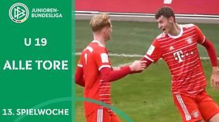 13. Spieltag A-Junioren-Bundesliga: Alle Spiele, alle Tore