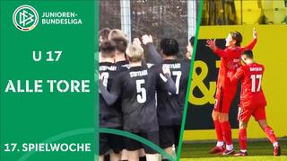 17. Spieltag B-Junioren-Bundesliga: Alle Spiele, alle Tore