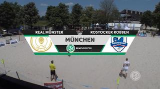 Deutsche Beachsoccer-Liga: Real Münster vs. Rostocker Robben