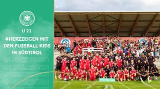 #HERZZEIGEN mit den Fußball-Kids in Südtirol