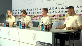 Pressekonferenz mit Jonas Hofmann, Niklas Süle und Marc-André ter Stegen