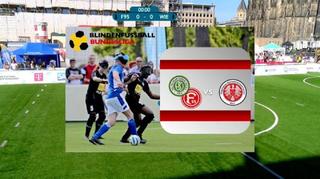 Finalspieltag der Blindenfußball-Bundesliga: SG PSV Köln / Fortuna 95 Düsseldorf - VSC / ABSV Wien