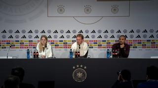 Pressekonferenz der Nationalmannschaft mit Julian Nagelsmann und Leroy Sane