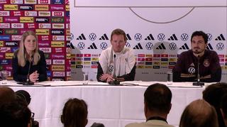 Pressekonferenz der Nationalmannschaft mit Julian Nagelsmann und Mats Hummels