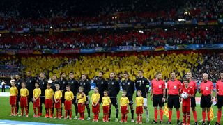 Starke Unterstützung: Die deutschen Fans beim Ukraine-Spiel