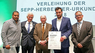 Verleihung der Sepp-Herberger-Urkunden in Mannheim