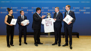 EURO 2024: Grindel, Curtius, Lahm und Sasic übergeben Bewerbungsunterlagen