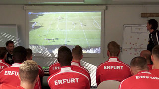 FC Rot-Weiß Erfurt: So analysieren Brdaric und Co. das Training