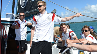 Das DFB-Team auf Segeltörn mit Extremsportler Horn