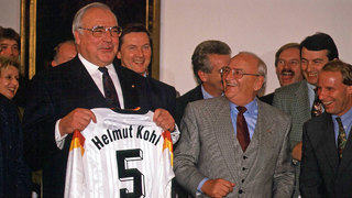 Helmut Kohl und die Nationalmannschaft