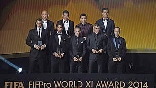 Drei Weltmeister in der FIFA-Elf des Jahres