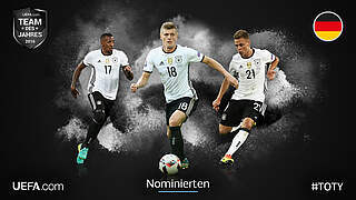 UEFA-Team des Jahres: Boateng, Kroos und Kimmich nominiert