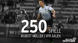 Robert Müller absolviert 250. Drittligaspiel