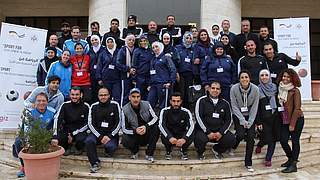 Workshop in Amman: DFB schult Sportlehrer in Jordanien