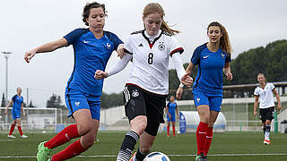 U 17-Juniorinnen feiern 7:2 gegen Frankreich