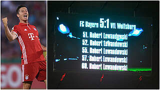 Lewandowski: Neun Minuten, fünf Tore, vier Weltrekorde