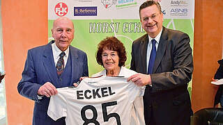 Grindel gratuliert Eckel zum 85. Geburtstag