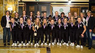 Europameisterinnen in Nürnberg empfangen