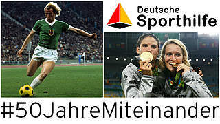 Zum Jubiläum: DFB hilft Sporthilfe