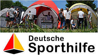 Sporthilfe präsentiert sich beim San-Marino-Spiel mit Deutschland-Tour