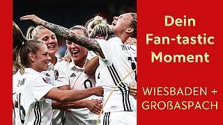Jetzt gewinnen: Triff die DFB-Frauen in Wiesbaden und Großaspach