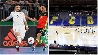 Futsaler mit zwei Neulingen nach Barcelona