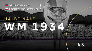 WM-Serie: Deutschland - Tschechoslowakei im Halbfinale 1934
