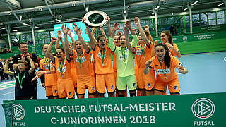 C-Juniorinnen aus Hoffenheim gewinnen DFB-Futsal-Cup